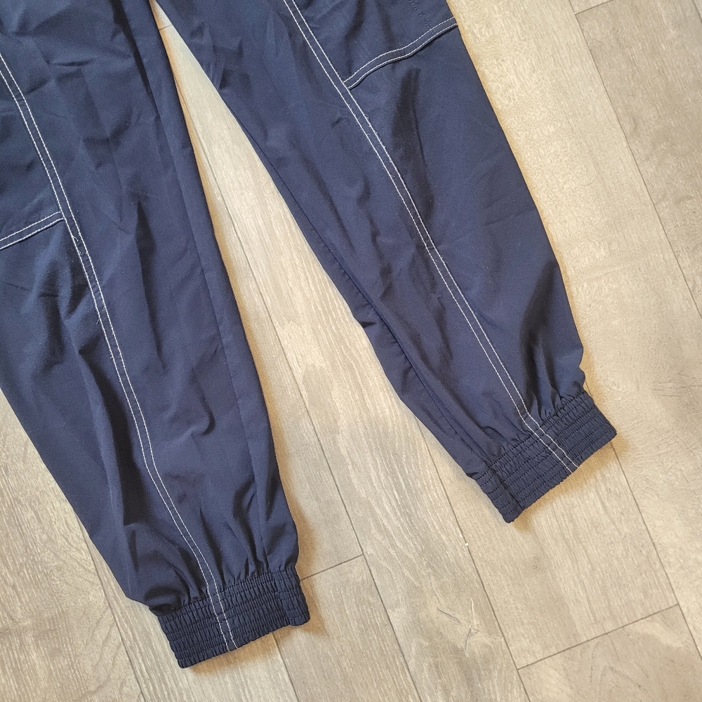 Athleta Navy Blue Pull On Pants Womens Chelsea Utility Jogger Activewear Size 6 - Picture 5 of 6